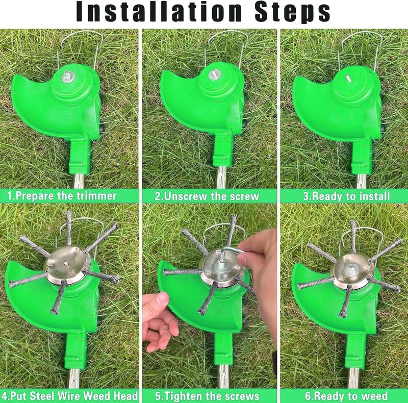 🔄 50% OFF NOW! ⚙️ String Trimmer Replacement Head – No-Tool Quick-Change, Tangle-Free Design & Universal Compatibility ✂️