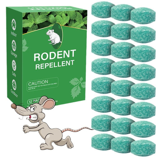 🌿Natural Peppermint Rodent Repellent Balls (12 Pack) 🚫Keep Rats, Mice & Pests Away Safely✅